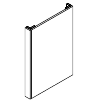 RTA - Rustic Grey - Dishwasher End Panels | 3"W x 30"H x 24.6"D