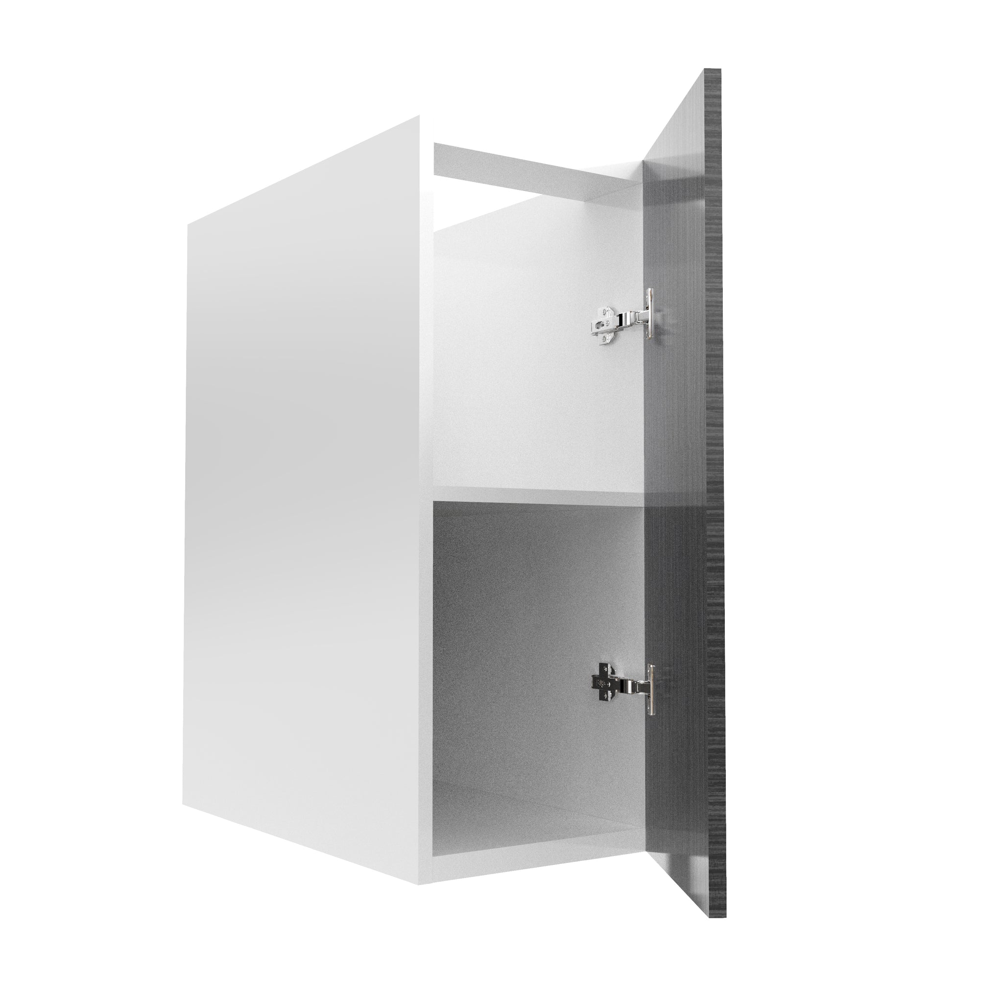RTA - Dark Wood - Full Height Single Door Base Cabinets | 12"W x 30"H x 23.8"D