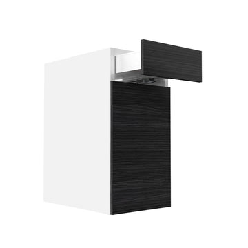 RTA - Dark Wood - Single Door Base Cabinets | 15"W x 30"H x 23.8"D