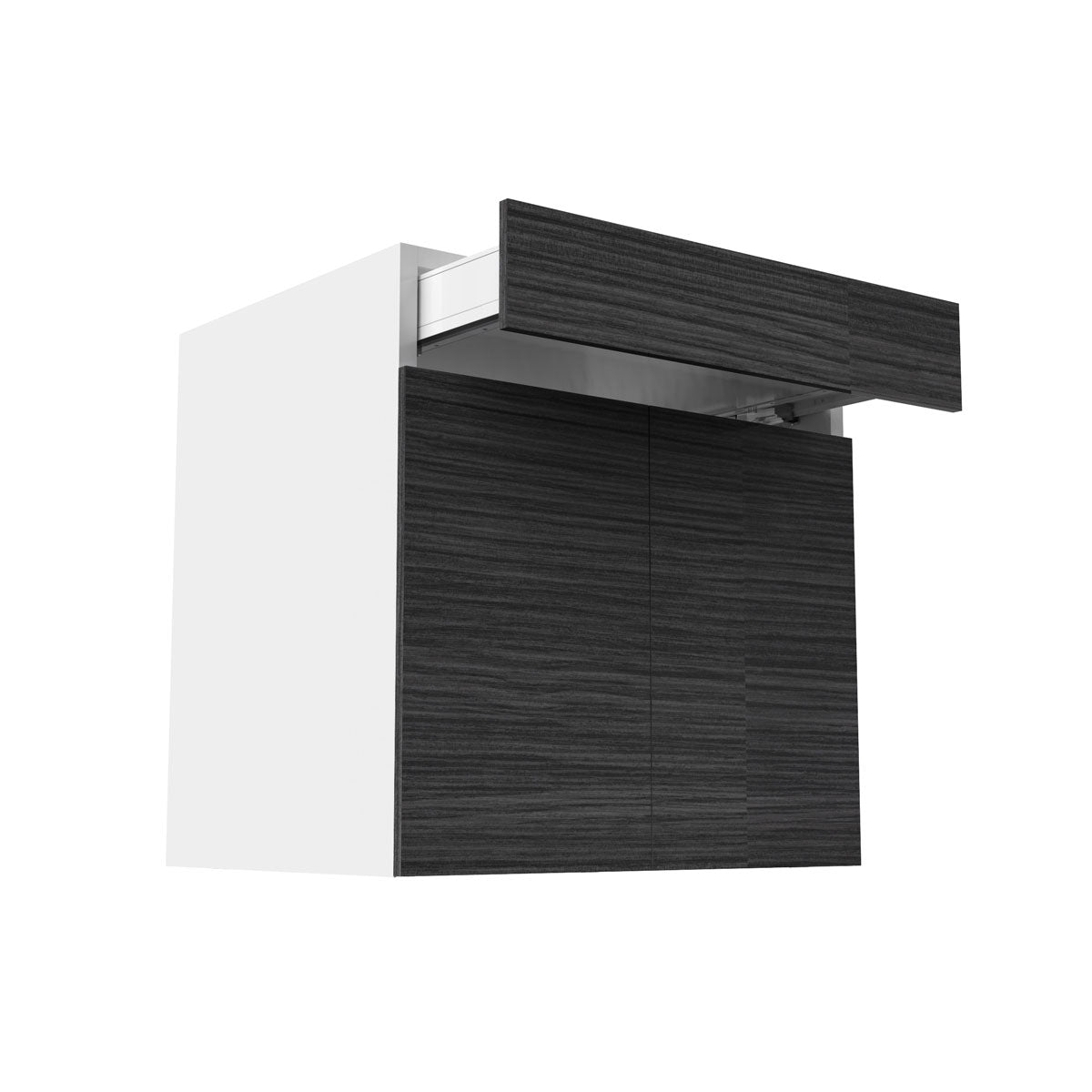 RTA - Dark Wood - Double Door Base Cabinets | 30"W x 34.5"H x 24"D