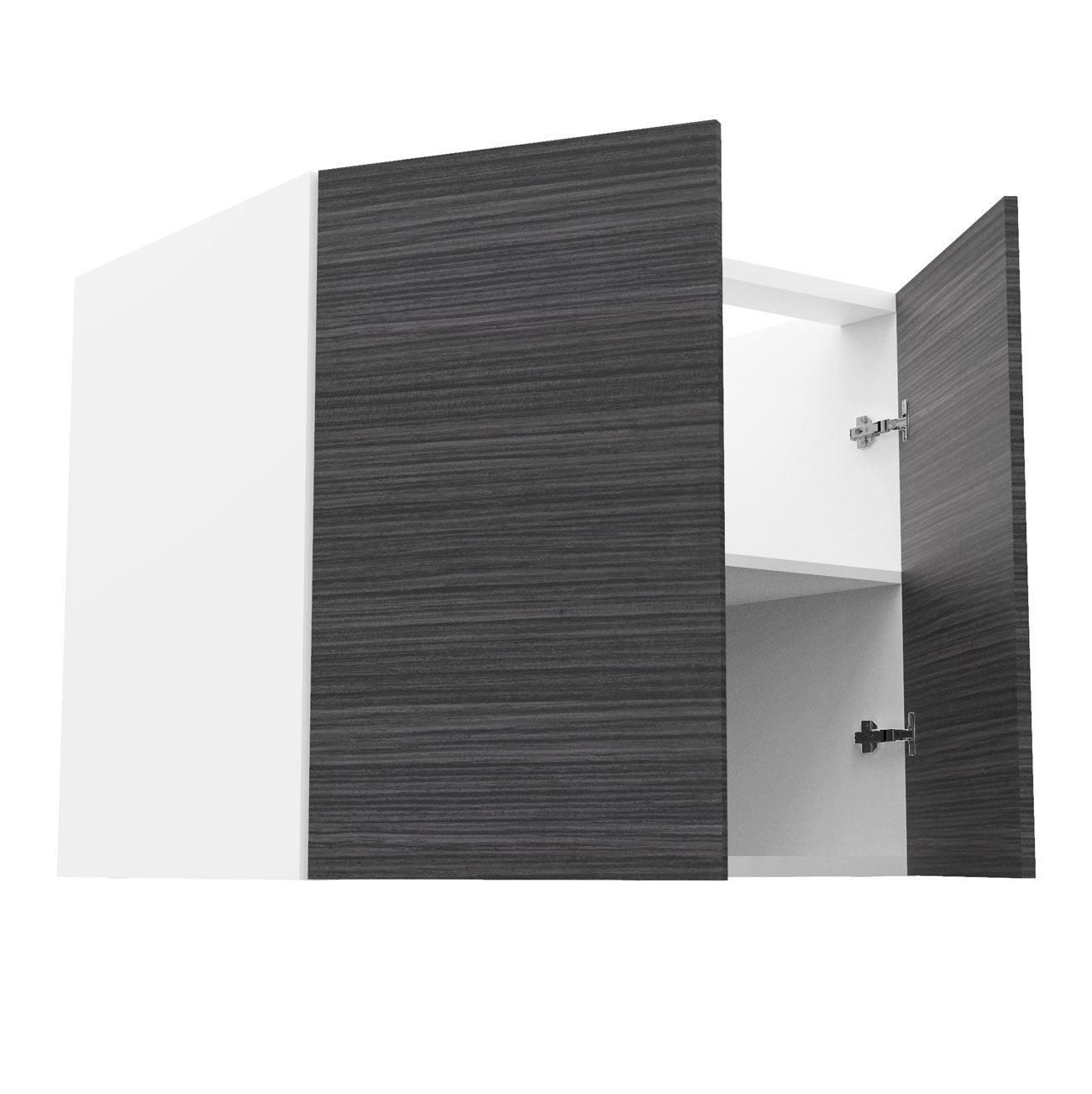 RTA - Dark Wood - Full Height Double Door Base Cabinets | 36"W x 30"H x 23.8"D