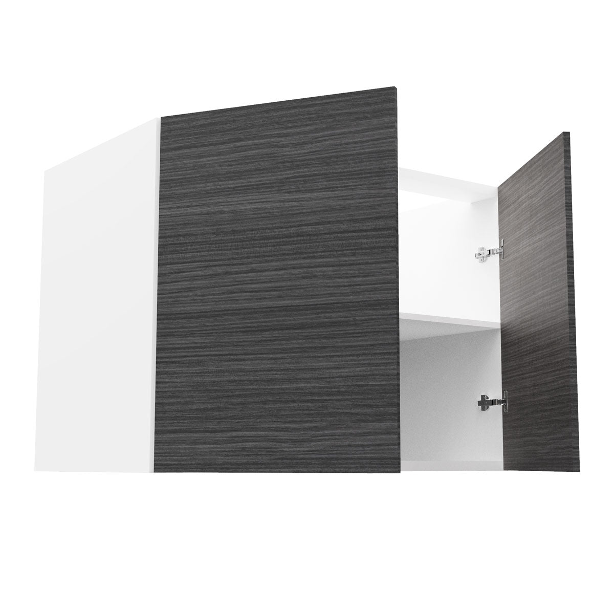 RTA - Dark Wood - Full Height Double Door Base Cabinets | 42"W x 34.5"H x 24"D