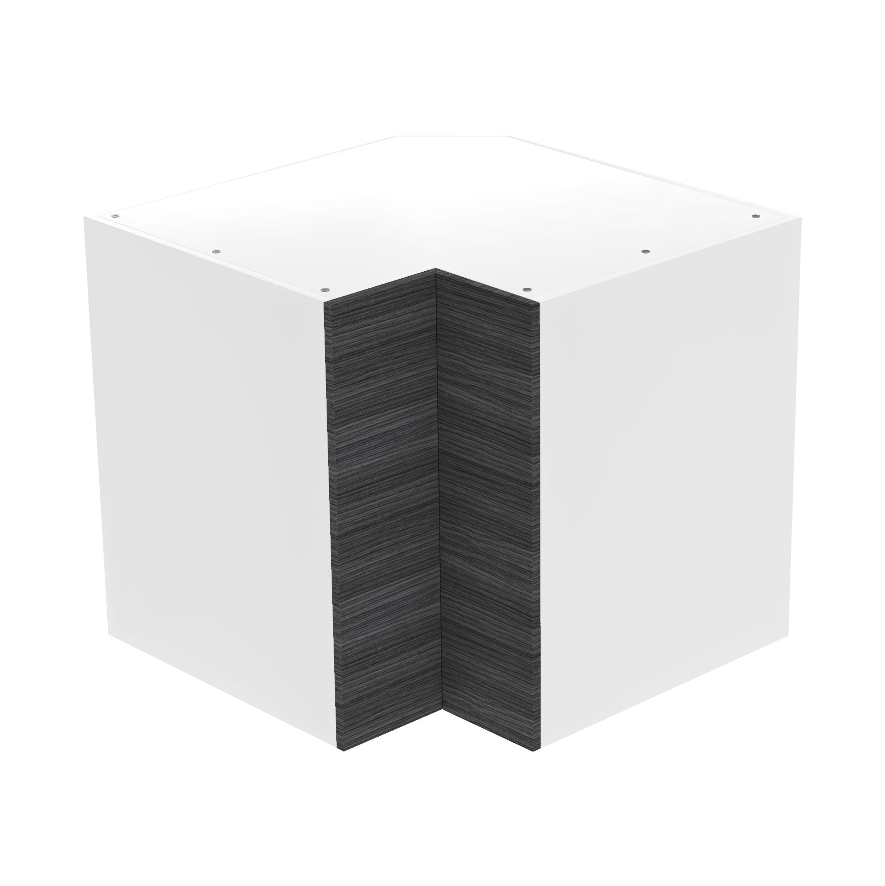 RTA - Dark Wood - Lazy Susan Base Cabinets | 33"W x 34.5"H x 24"D