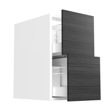 RTA - Dark Wood - Two Drawer Base Cabinets | 15