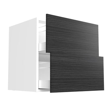 RTA - Dark Wood - Two Drawer Base Cabinets | 30