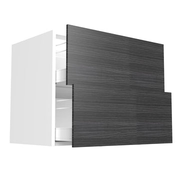 RTA - Dark Wood - Two Drawer Base Cabinets | 36