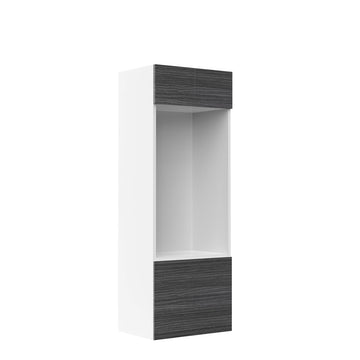 RTA - Dark Wood - Micro-Oven Tall Cabinet | 30"W x 96"H x 23.8"D