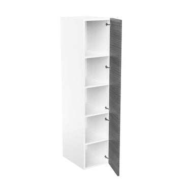 RTA - Dark Wood - Single Door Tall Cabinets | 18
