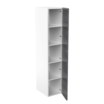 RTA - Dark Wood - Single Door Tall Cabinets | 18