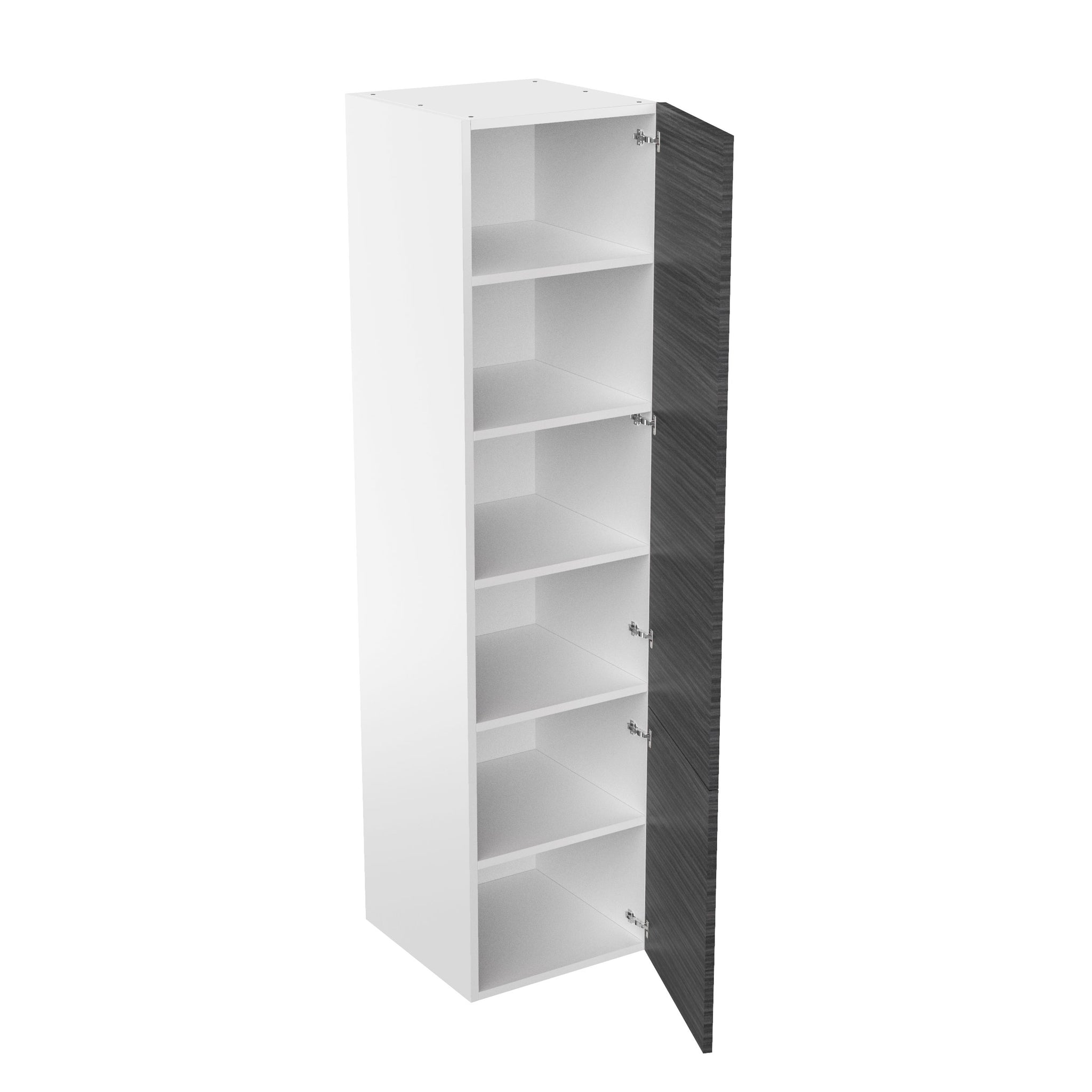 RTA - Dark Wood - Single Door Tall Cabinets | 24"W x 96"H x 23.8"D