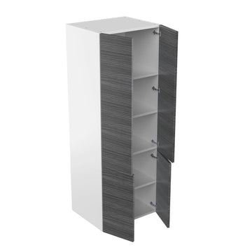 RTA - Dark Wood - Double Door Tall Cabinets | 30"W x 84"H x 24"D