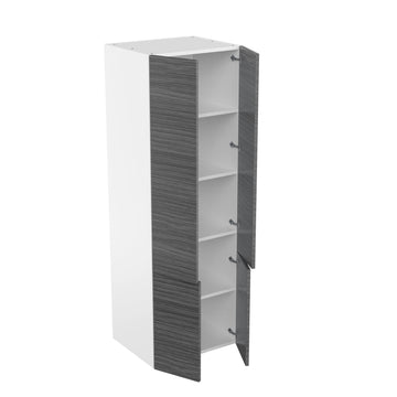 RTA - Dark Wood - Double Door Tall Cabinet | 24"W x 84"H x 24"D