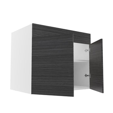 RTA - Dark Wood - Sink Base Cabinets | 36"W x 30"H x 23.8"D