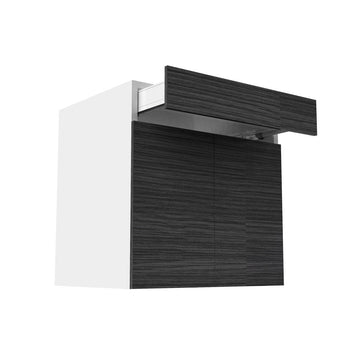 RTA - Dark Wood - Double Door Vanity Cabinets | 24"W x 34.5"H x 21"D