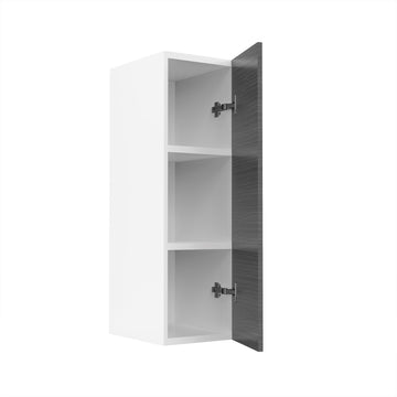 RTA - Dark Wood - Single Door Wall Cabinets | 9"W x 30"H x 12"D