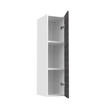 RTA - Dark Wood - Single Door Wall Cabinets | 9"W x 36"H x 12"D