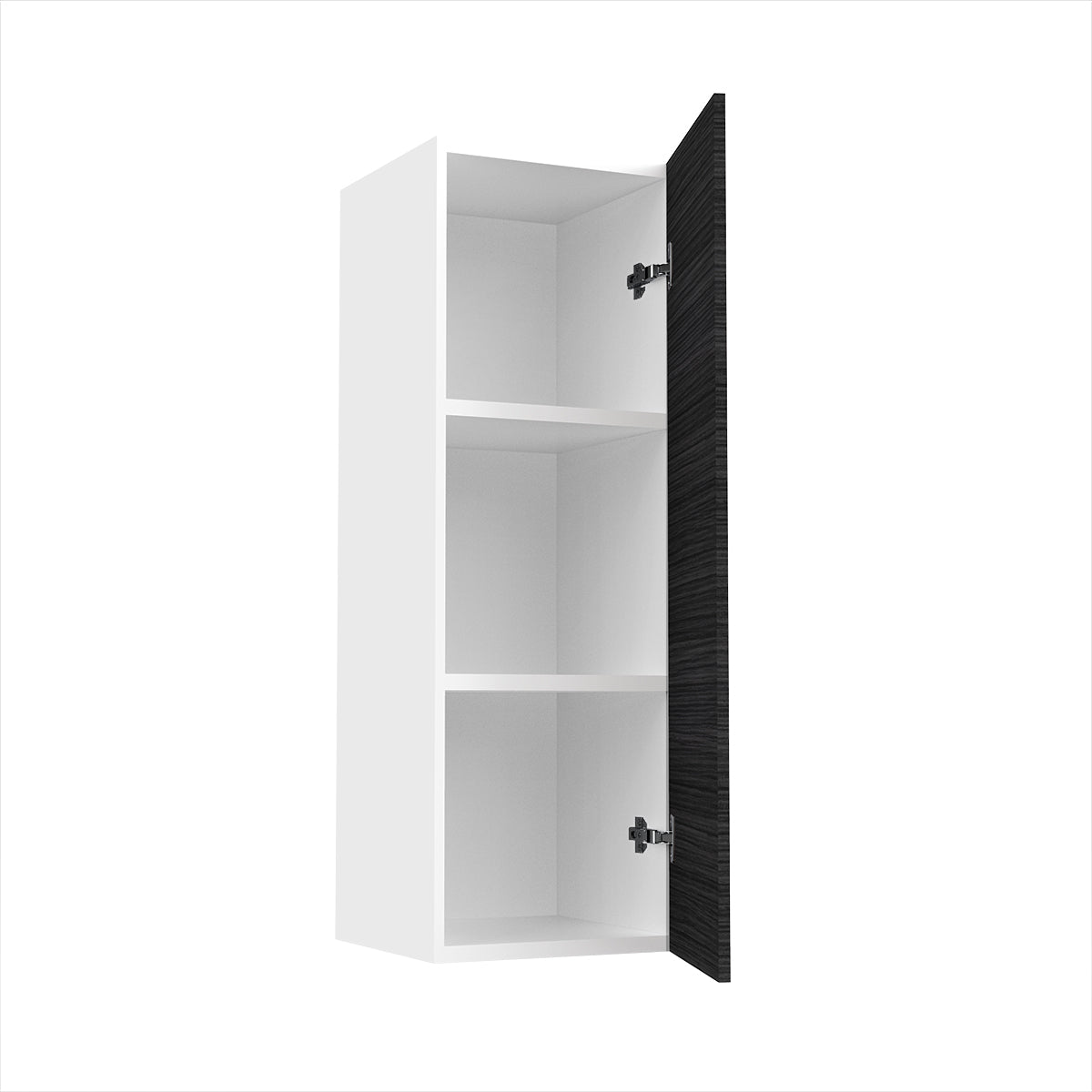 RTA - Dark Wood - Single Door Wall Cabinets | 12"W x 36"H x 12"D