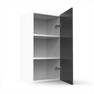 RTA - Dark Wood - Single Door Wall Cabinets | 15"W x 30"H x 12"D