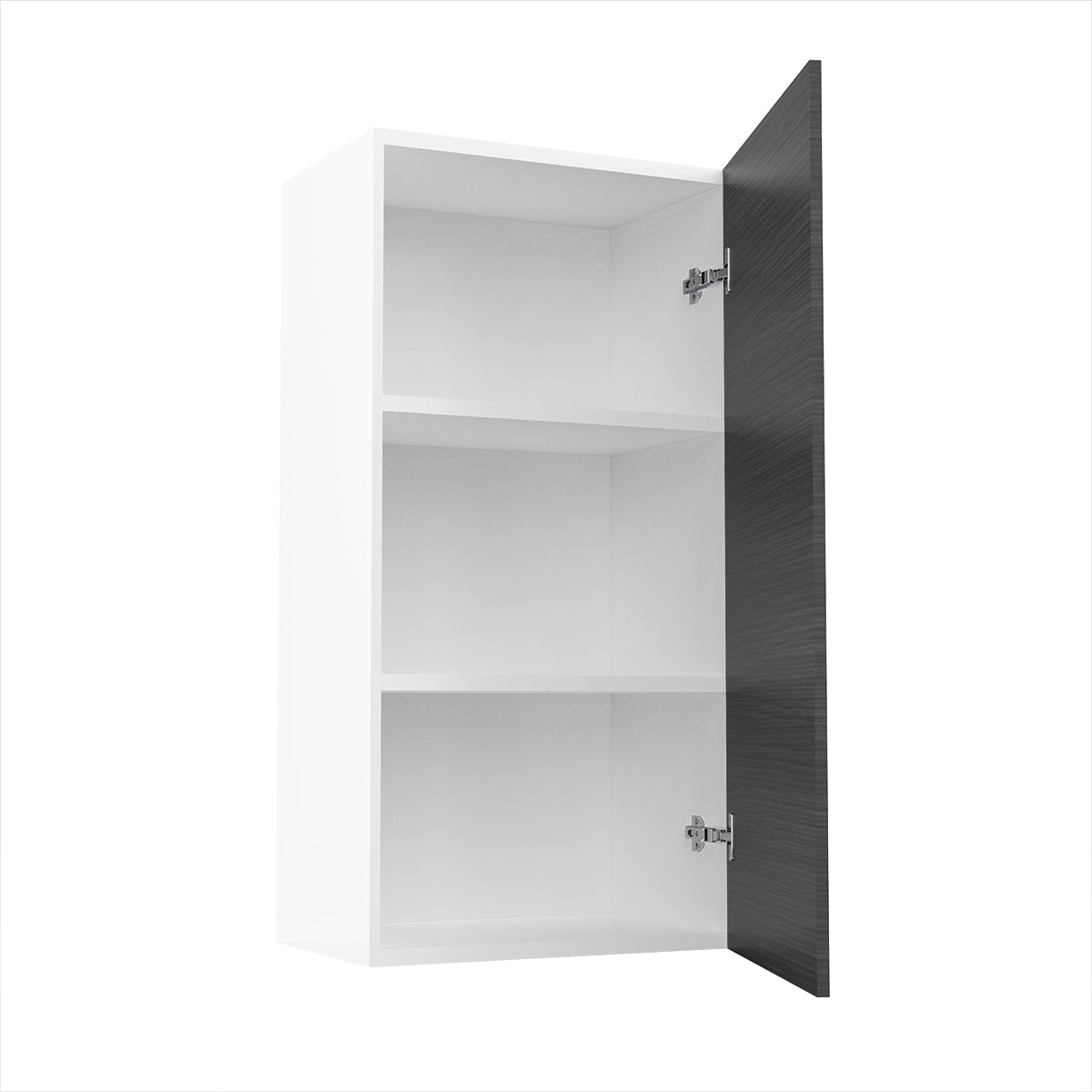 RTA - Dark Wood - Single Door Wall Cabinets | 18"W x 36"H x 12"D