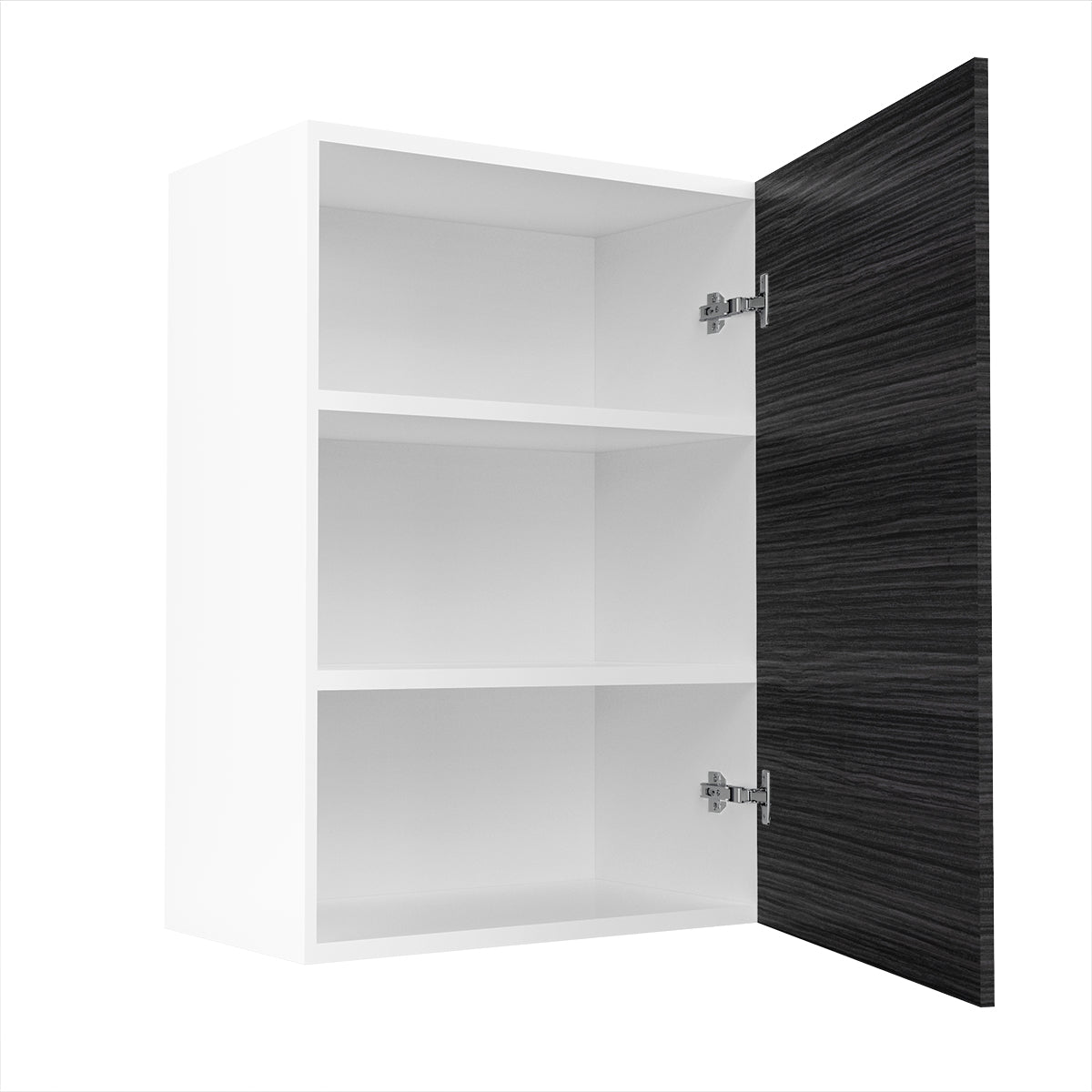 RTA - Dark Wood - Single Door Wall Cabinets | 24"W x 30"H x 12"D
