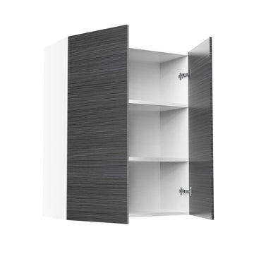 RTA - Dark Wood - Double Door Wall Cabinets | 30"W x 36"H x 12"D