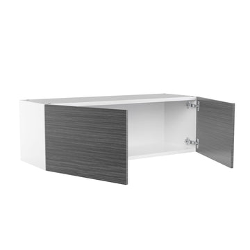 RTA - Dark Wood - Double Door Wall Cabinets | 36"W x 12"H x 12"D