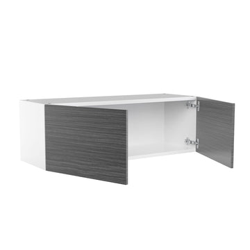 RTA - Dark Wood - Double Door Wall Cabinets | 33"W x 12"H x 12"D