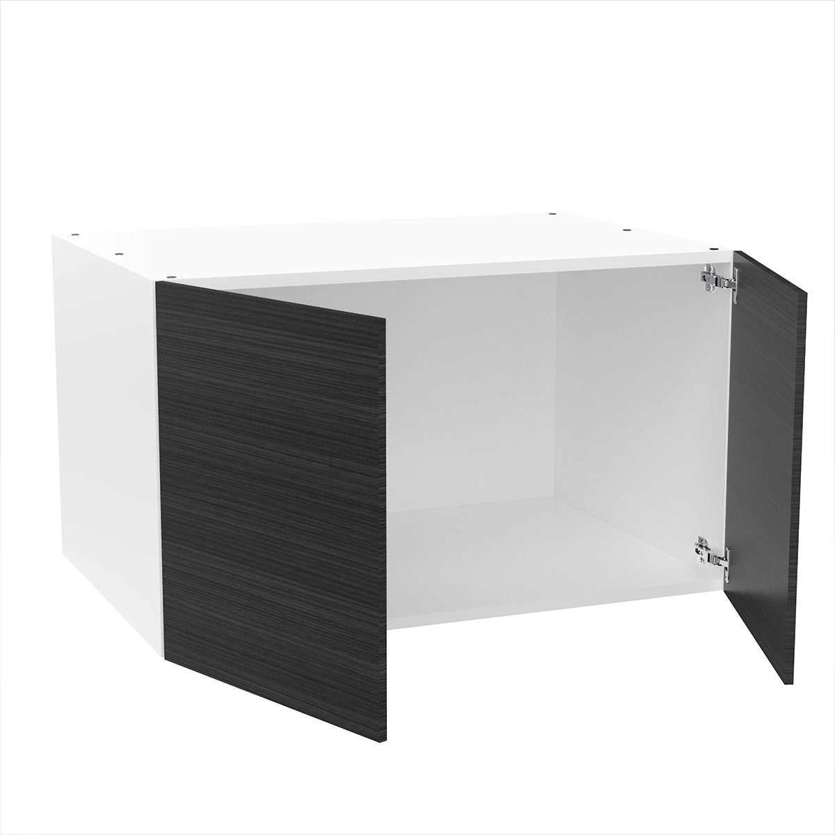 RTA - Dark Wood - Double Door Refrigerator Wall Cabinets | 36"W x 21"H x 24"D