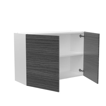 RTA - Dark Wood - Double Door Wall Cabinets | 36"W x 24"H x 12"D