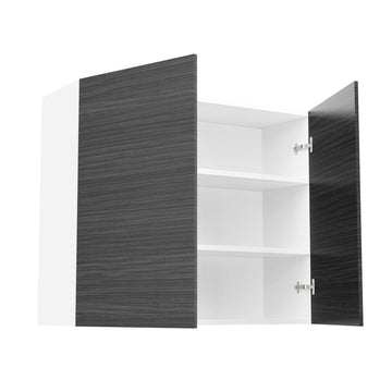 RTA - Dark Wood - Double Door Wall Cabinets | 36"W x 30"H x 12"D