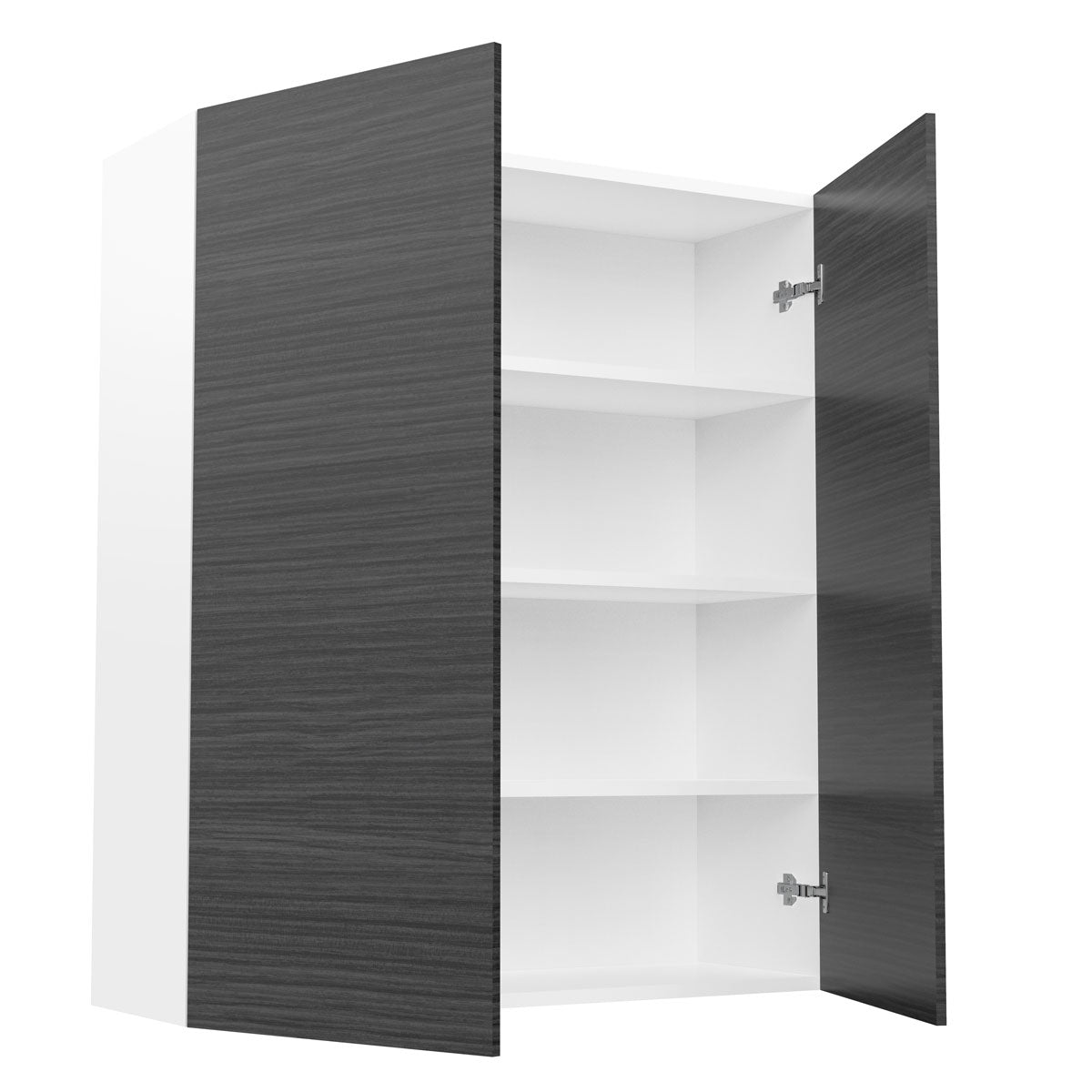 RTA - Dark Wood - Double Door Wall Cabinets | 36"W x 42"H x 12"D