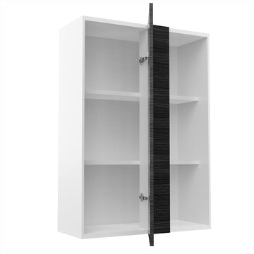 RTA - Dark Wood - Single Door Wall Cabinets | 30"W x 42"H x 12"D