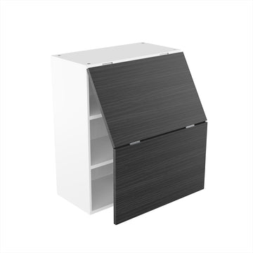 RTA - Dark Wood - Bi-Fold Door Wall Cabinets | 24