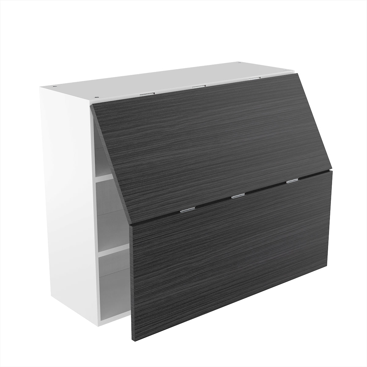 RTA - Dark Wood - Bi-Fold Door Wall Cabinets | 36"W x 30"H x 12"D