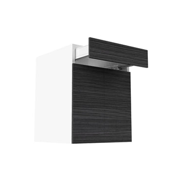 RTA - Dark Wood - Single Door Vanity Cabinet | 24"W x 30"H x 21"D