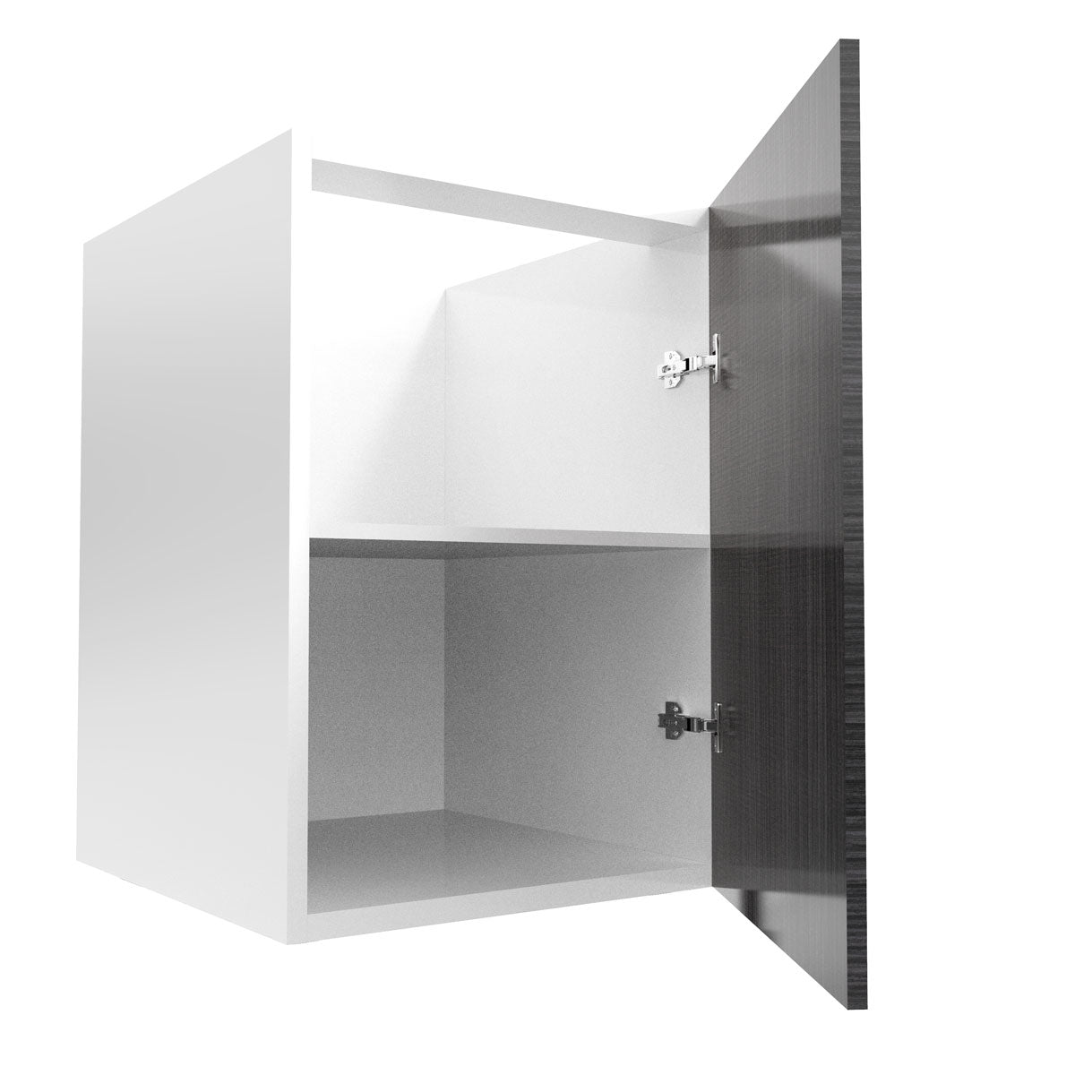 RTA - Dark Wood - Vanity Base Full Single Door Cabinet | 21"W x 34.5"H x 21"D