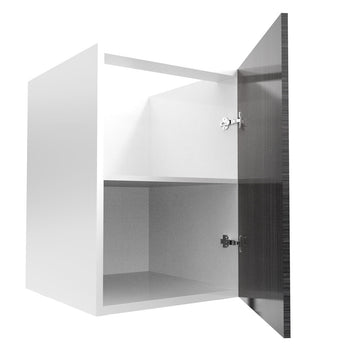 RTA - Dark Wood - Vanity Base Full Single Door Cabinet | 24