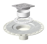 Kerdi-Drain Grate Kit 4 inch Brushed Nickel