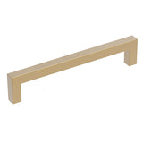 Heritage Designs Collection -  SQUARE BAR PULL, 128MM Center to Center, (Pack of 10 Pulls) - Hickory Hardware|R077747