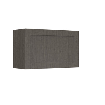 RTA - Elegant Smoky Grey - Horizontal Door Wall Cabinet | 30