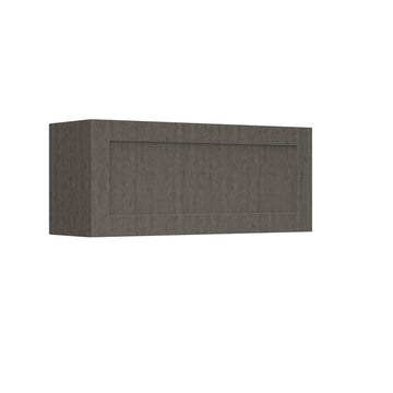 Elegant Smoky Grey - Horizontal Wall Cabinet | 36