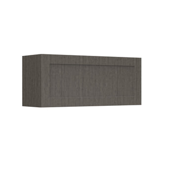 RTA - Elegant Smoky Grey - Horizontal Door Wall Cabinet | 36