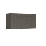 RTA - Elegant Smoky Grey - Horizontal Door Wall Cabinet | 36"W x 18"H x 12"D
