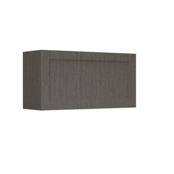 RTA - Elegant Smoky Grey - Horizontal Door Wall Cabinet | 36