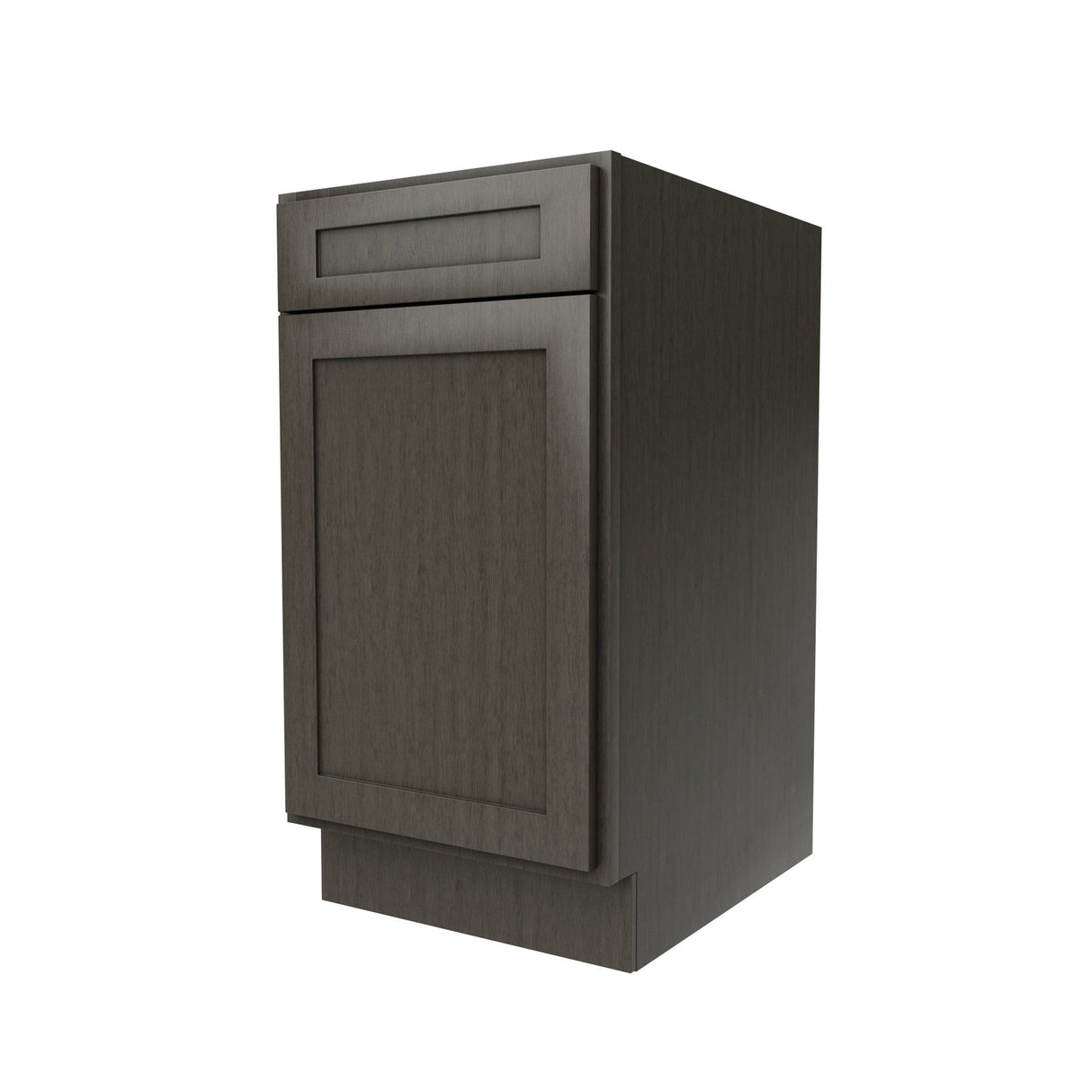 RTA - Elegant Smoky Grey - Single Door & Drawer Base Cabinet | 18"W x 34.5"H x 24"D