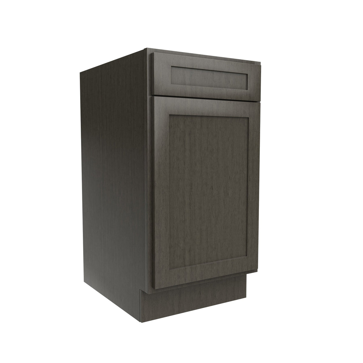 RTA - Elegant Smoky Grey - Single Door & Drawer Base Cabinet | 18"W x 34.5"H x 24"D