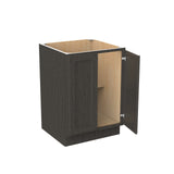 RTA - Elegant Smoky Grey - Single Drawer & Double Door Base Cabinet | 24"W x 34.5"H x 24"D