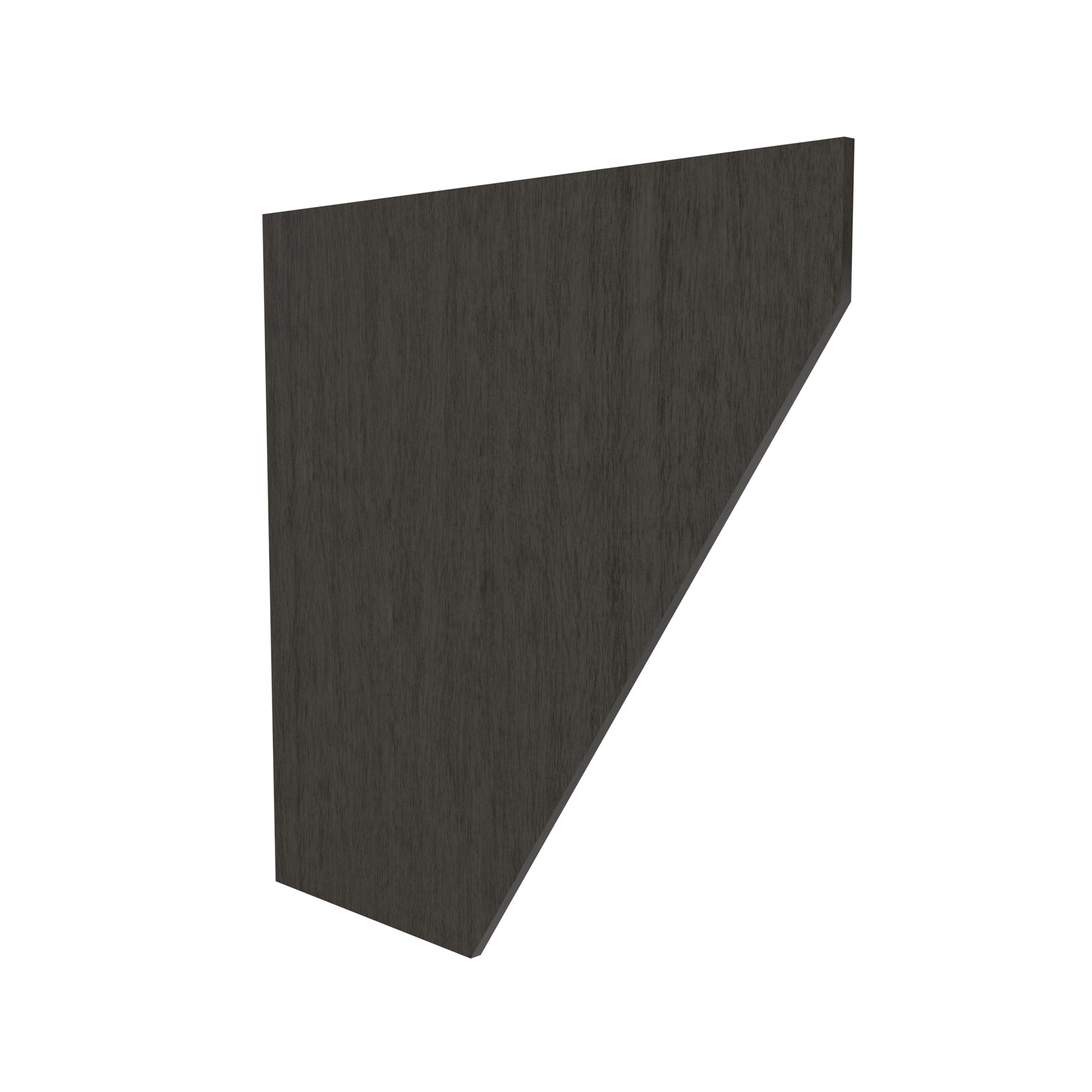 Elegant Smoky Grey - Desk Drawer Support | 0.5"W x 28.5"H x 24"D