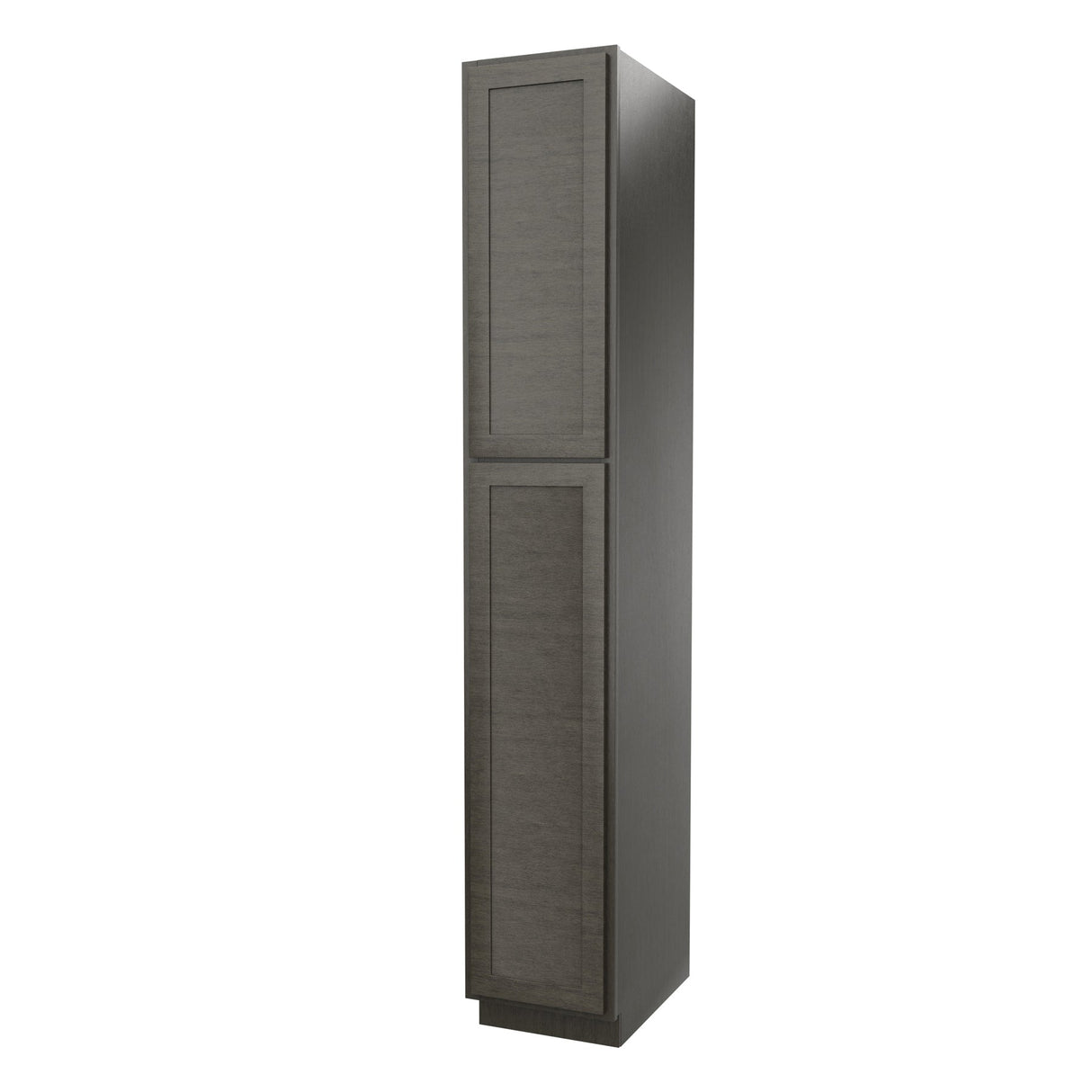 RTA - Elegant Smoky Grey - Single Door Utility Cabinet | 15"W x 90"H x 24"D