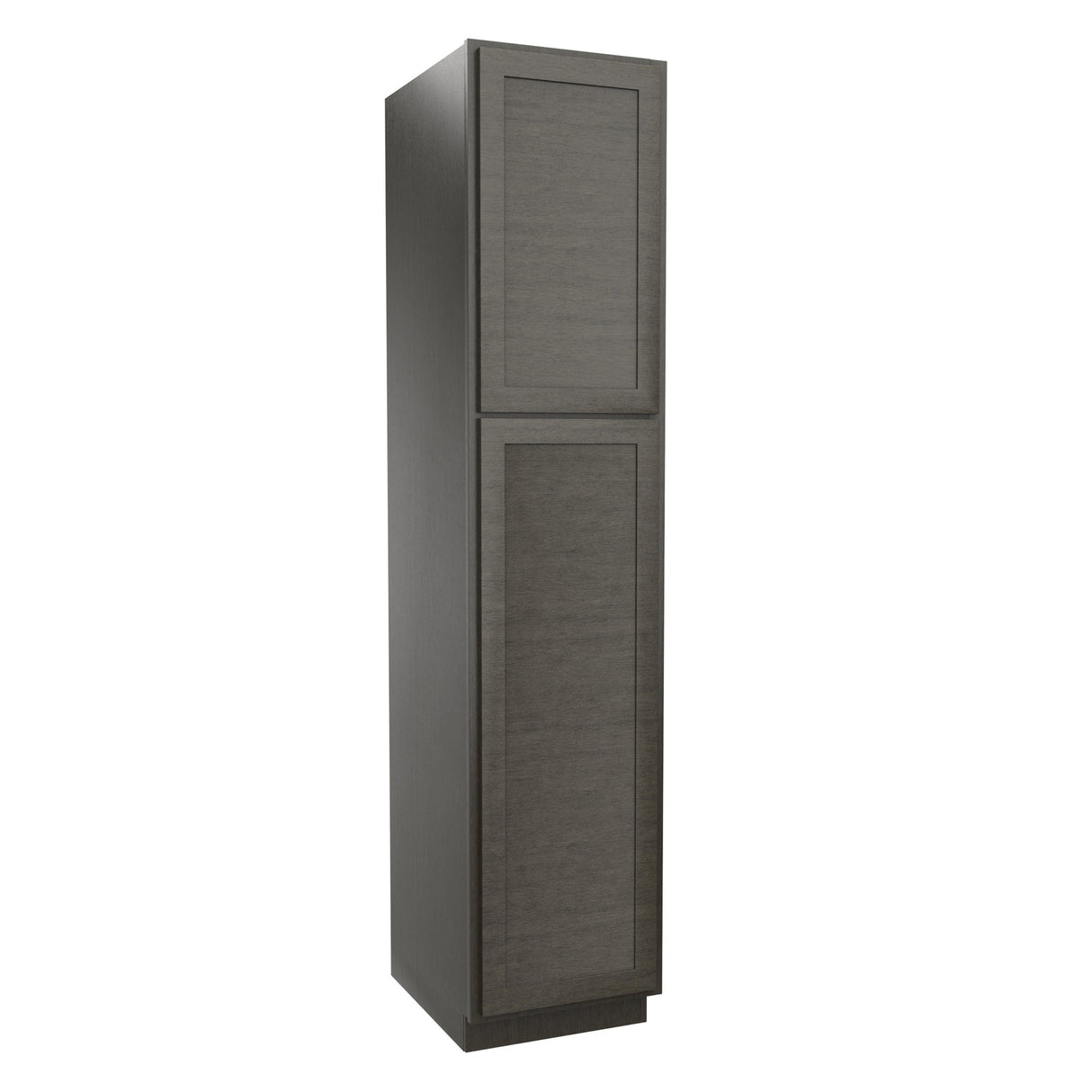 RTA - Elegant Smoky Grey - Single Door Utility Cabinet | 18"W x 84"H x 24"D